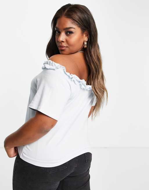 Ruffle edge sale top