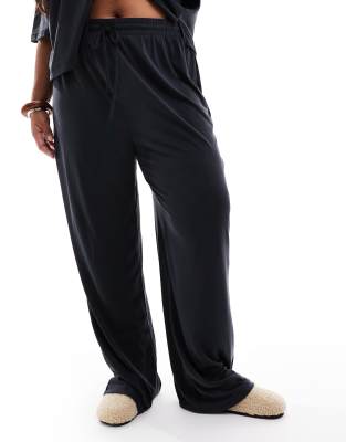 PIECES PLUS PIECES CURVE SLINKY SUPER SOFT WIDE LEG PANTS 