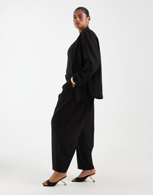 Pieces Curve – Czarny zestaw oversize, 3 z 3