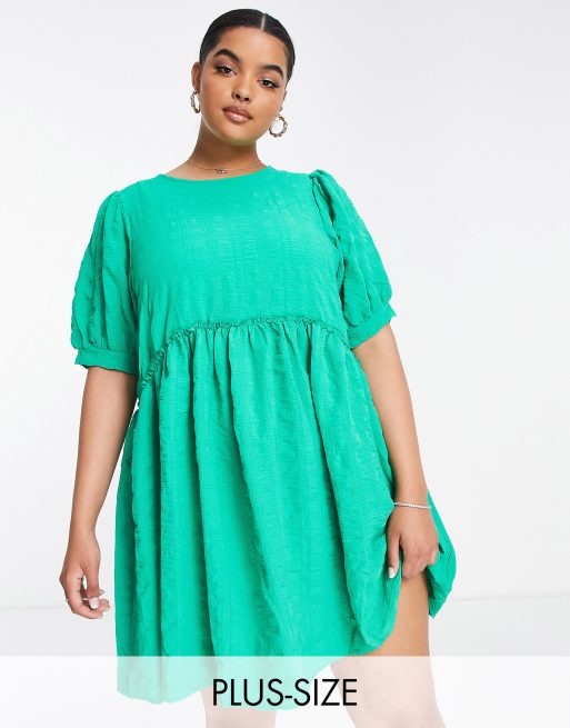 Asos curve smock dress best sale