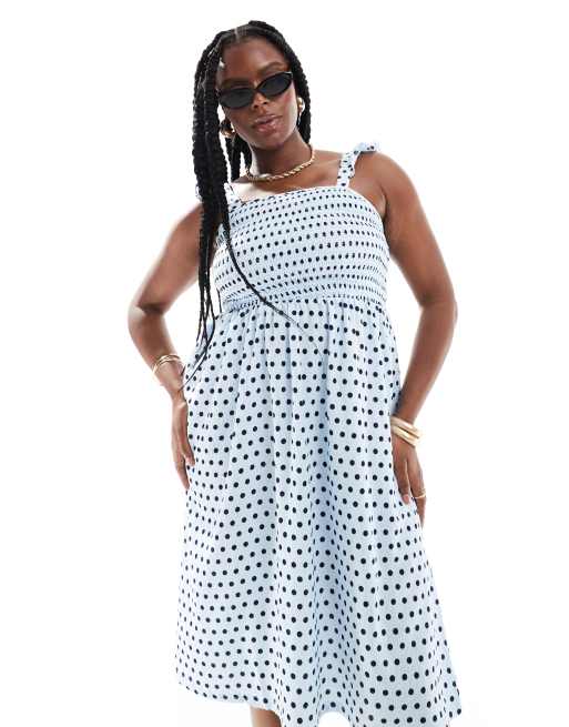 Vestito a pois lungo sales