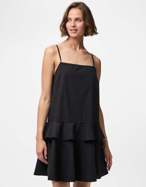 Pieces – Czarna sukienka mini - view 1