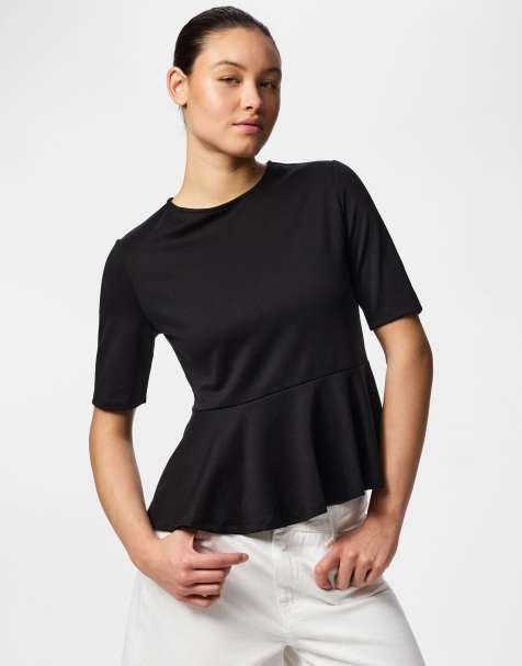 Pieces czarny T-shirt - view 1