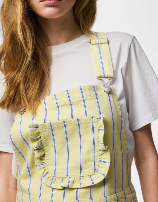 Pieces Denim dress in french vanilla, 4 of 7