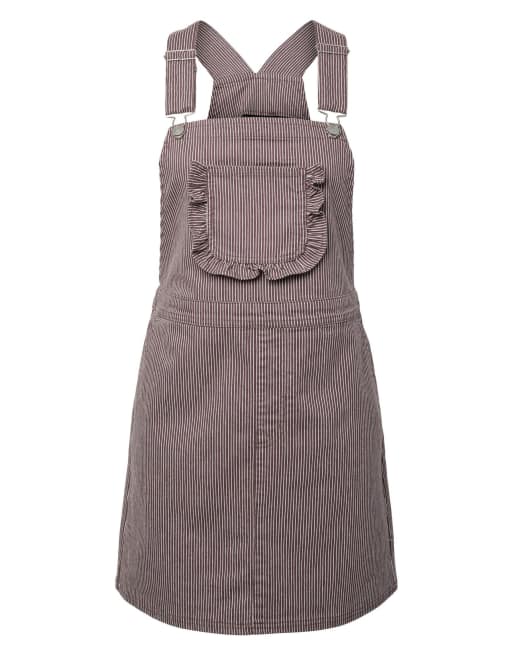 Pieces denimkjole i sparrow, 6 af 7