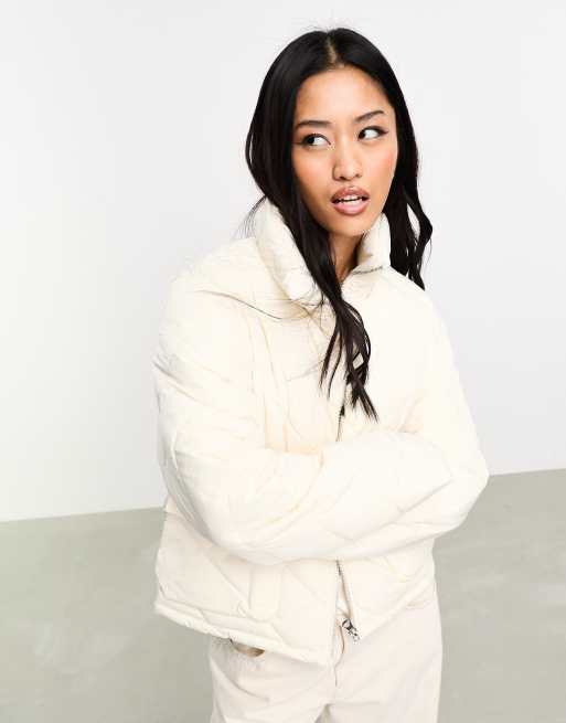 Asos white hot sale puffer jacket