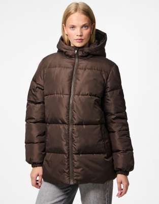 Pieces - Doudoune - Caramel chaud-Marron