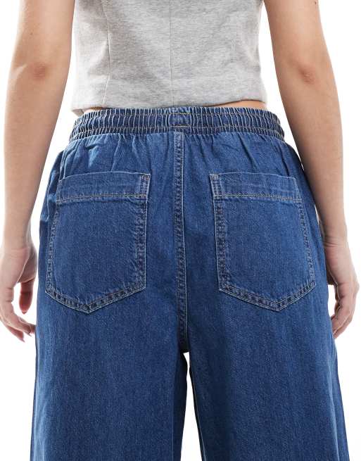 ◆UNKNOWN PLANET◆ Side line wide denim pants dark blue MUSINSA | UNKNOWN PLANET UP-324 Denim Pants Blue