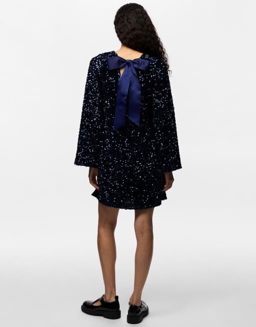 Pieces Dress in maritime blue1, 5 of 7