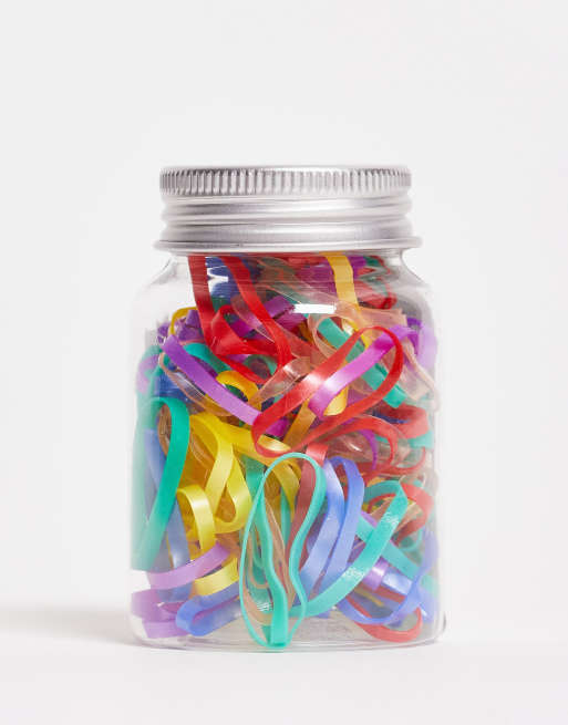 Pieces - Elastici per capelli multicolore