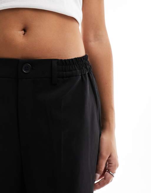 Pieces – Elegante Hose in Schwarz mit weitem Schnitt, 4 von 5