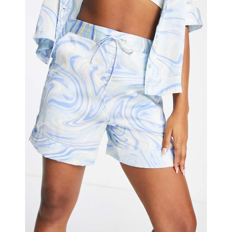 High waist satin on sale shorts