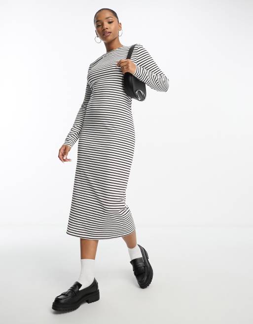 Long sleeve midi 2024 t shirt dress