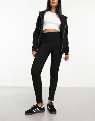 Horze Amara Chaps avec côtes Noir Taille L, Noir, Grand