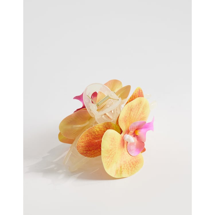 La Peach Fashions - Fermaglio Per Capelli Bambina In Resina Epossidica Rossa, 5 Cm, Confezione Da 6