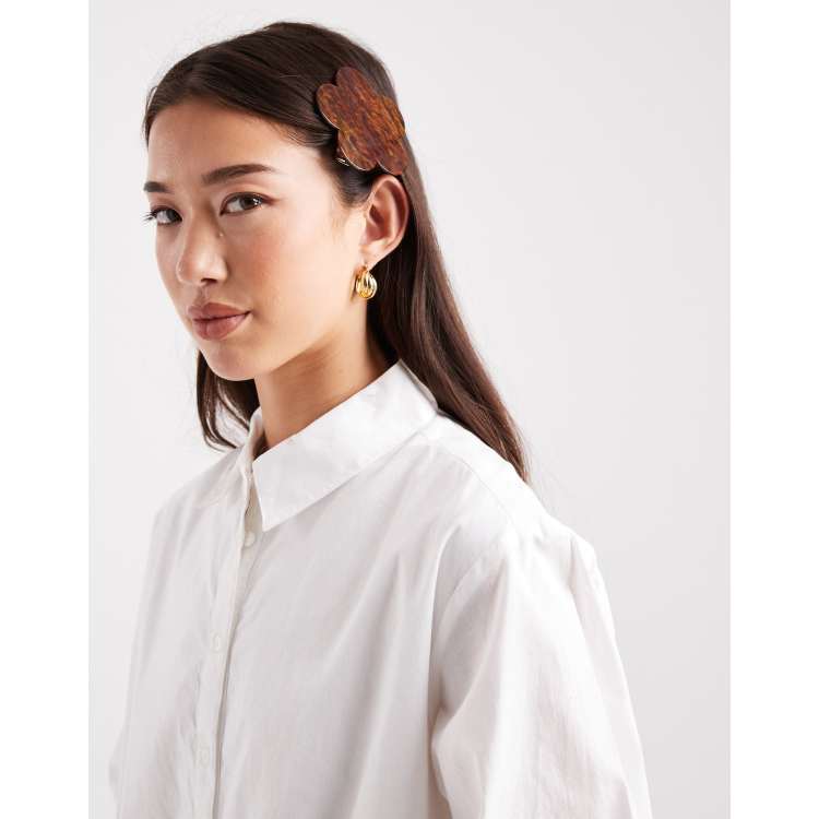 Donegal - Fermaglio Per Capelli, FA-5676, Marrone Chiaro - Foto 4