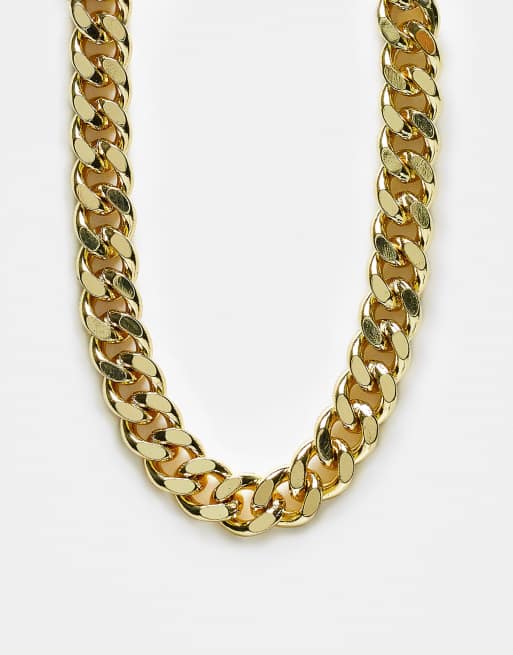 Pieces - Fine - Collana con catena dorata, 2 di 4