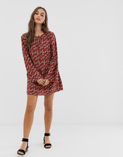 Flared shift clearance dress