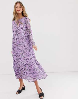 asos floral maxi