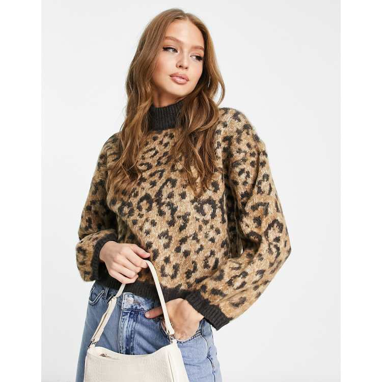 Leopard print store jumpers