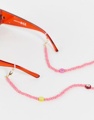 Pieces fruit charms sunglasses chain in pink - Click1Get2 Black Friday