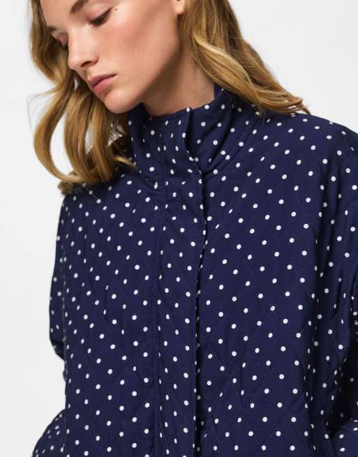 Pieces giacca bomber blu marino, 4 di 7