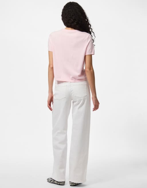 Pieces - Gilet en maille - Rose, 3 de 4