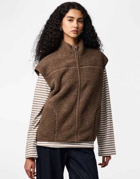 Pieces - Gilet in zwart - view 1