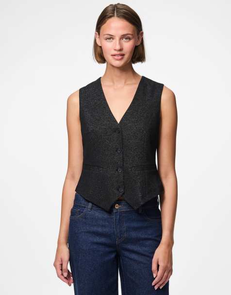 Pieces - Gilet nero - view 1