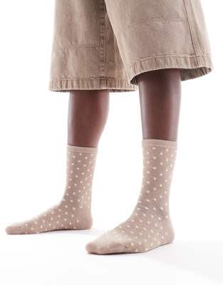 Pieces Glitter Sock In Neutral