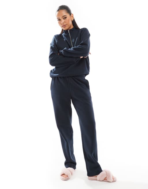 Navy jogger set womens sale