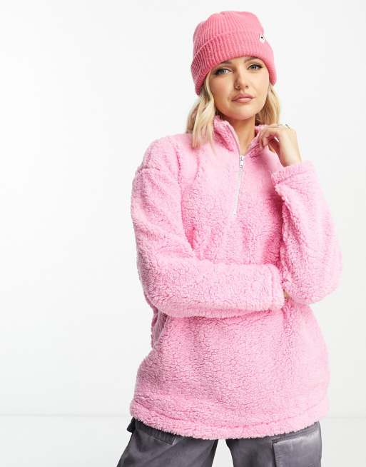 Pink 2025 fleece womens