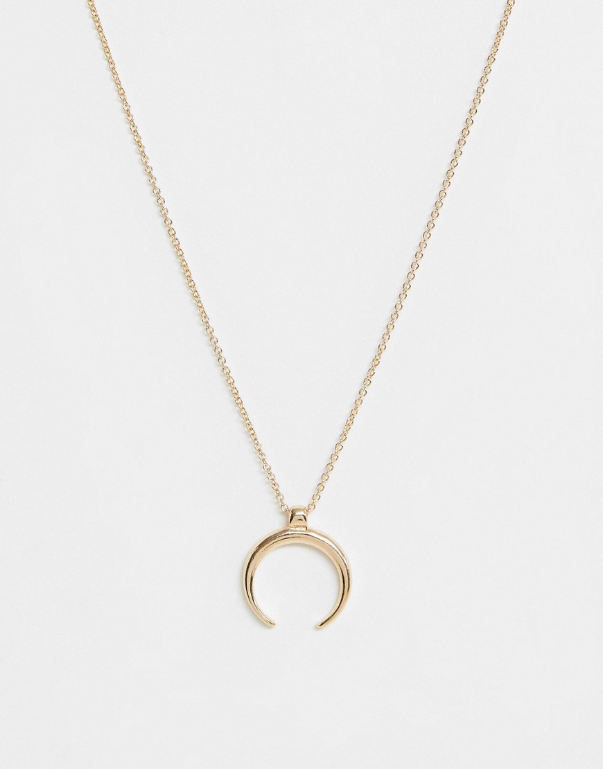 Pieces – Halsband med önskeben-Guld