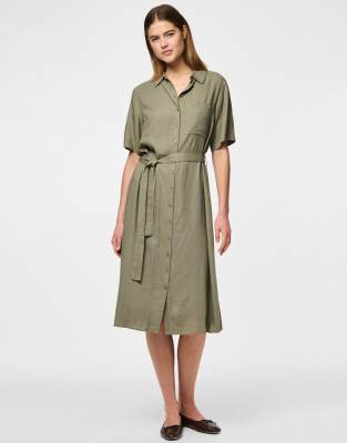 Pieces Damen Grün Kleid Pia - Bild 6