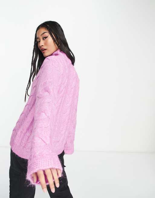 Bubblegum clearance pink cardigan