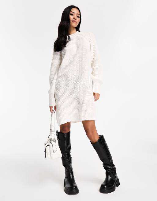 High neck knitted jumper on sale dress