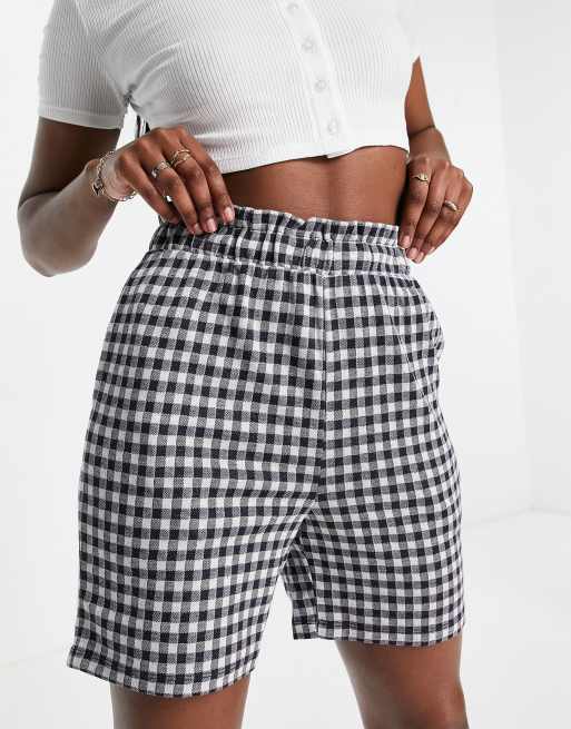 Navy gingham sale shorts