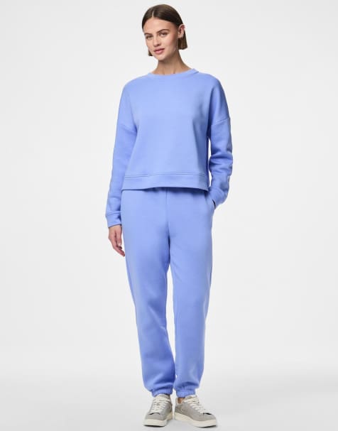 Pieces – Hortensiablå sweatpants - view 1