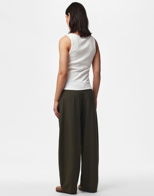 Pieces – Hose in Tannengrün, 2 von 6