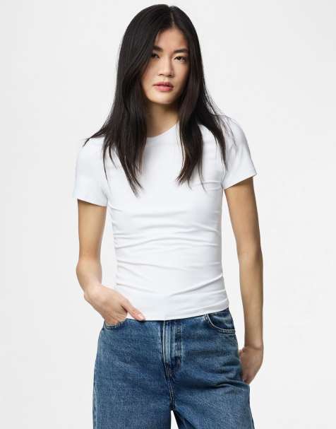 Pieces - Hvid T-shirt - view 1