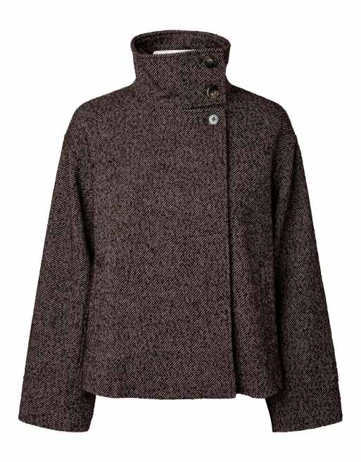 Pieces Jacke in Schokobraun, 7 von 7