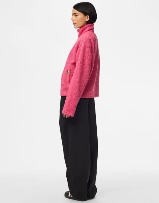 Pieces Jacket in shocking pink1, 2 of 7