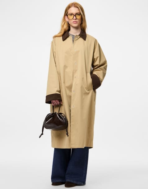 Pieces Jacket in travertine - view 1