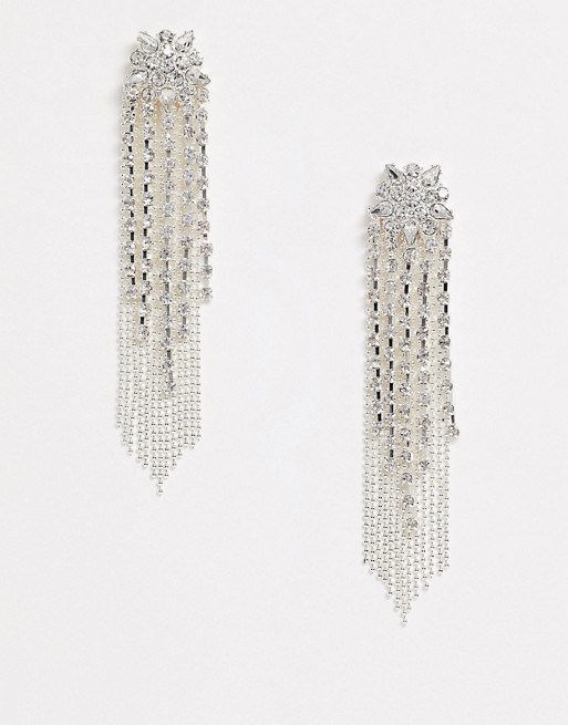 Pieces Jakita diamante dangle earrings