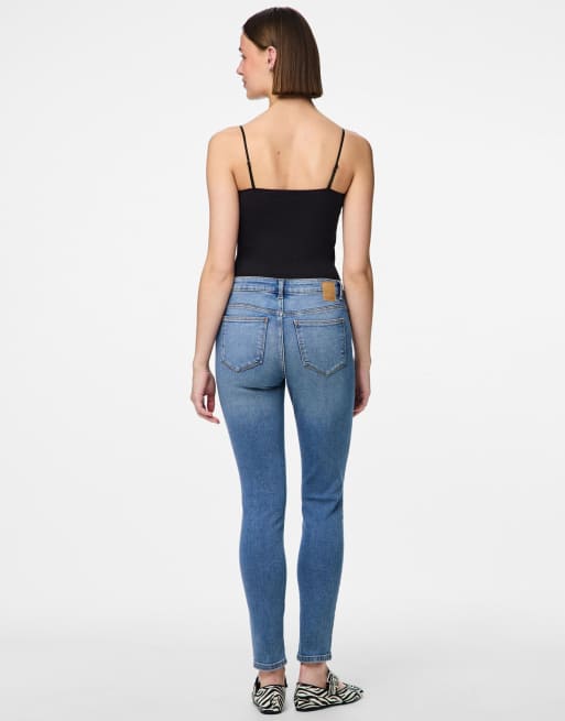 Pieces - Jean skinny - Bleu moyen, 3 de 5