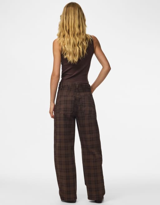 Pieces jeansy w kolorze mulch1, 2 z 7