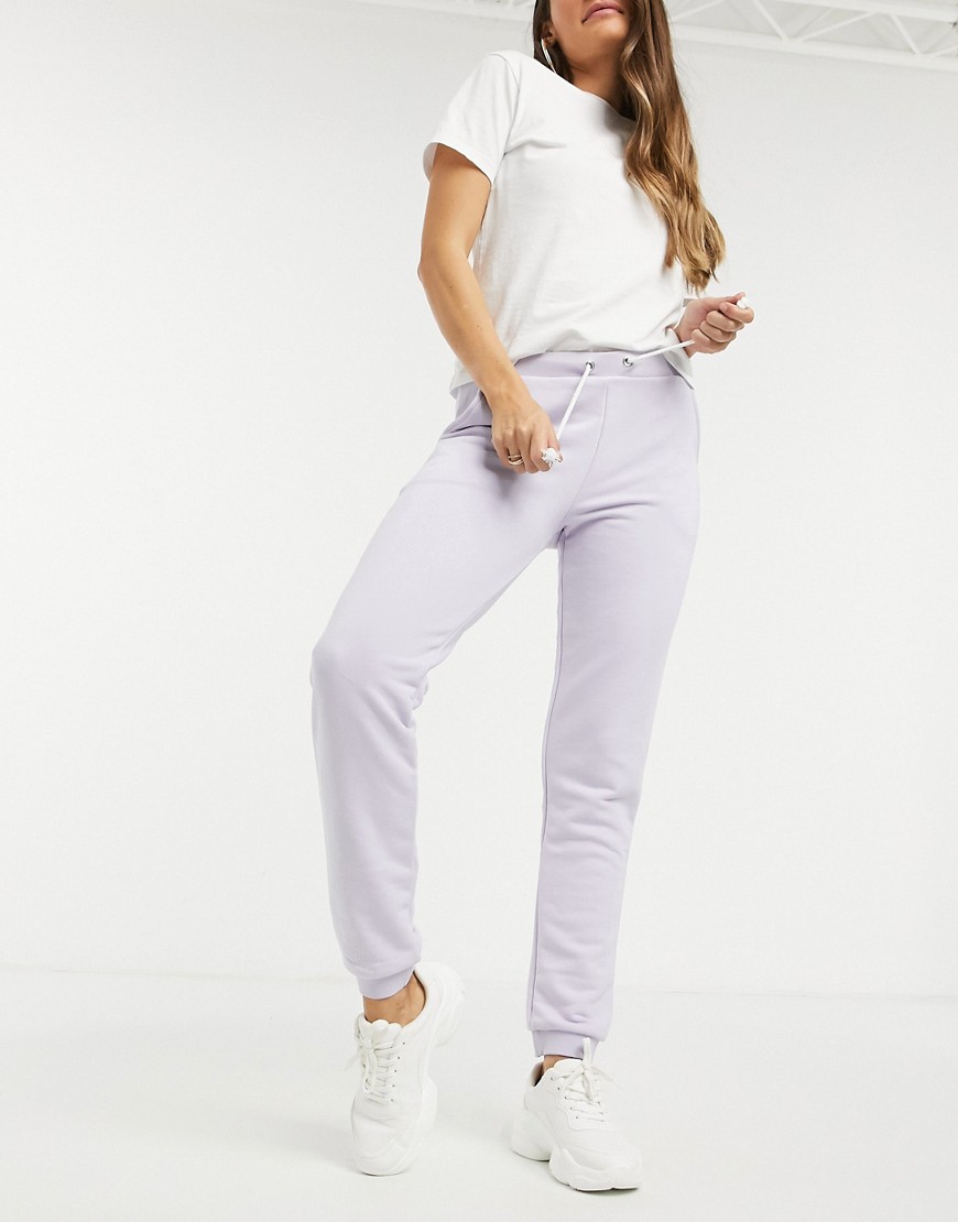 Pieces joggers in lilac-Purple