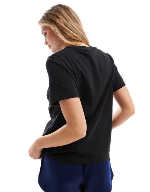 Pieces – Kastiges T-Shirt in Schwarz, 4 von 4