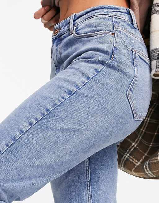 Pieces – Kesia – Czarne jeansy mom fit z podwyższonym stanem, 2 z 4