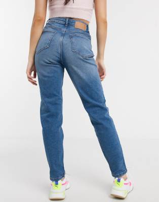 high waisted boyfriend jeans